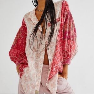 Free People | Sun Valley Bandana Tunic | Size XL